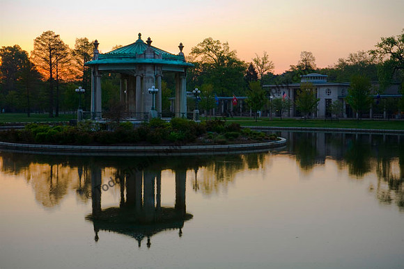 Pagoda Circle at the St. Louis Muny in Forest Park