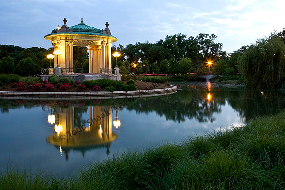 Pagoda Circle at the St. Louis Muny in Forest Park