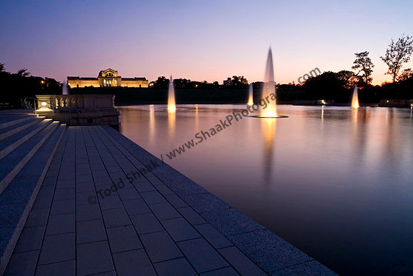 The Grand Basin at Forest Park, St. Louis Art Museum