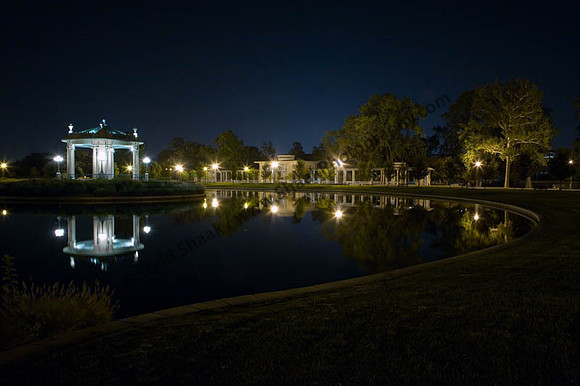 Pagoda Circle at the St. Louis Muny in Forest Park
