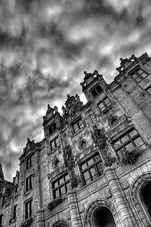 St. Louis City Hall Black and White