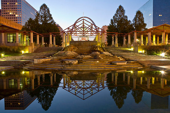 Kiener Plaza and the May Amphitheater