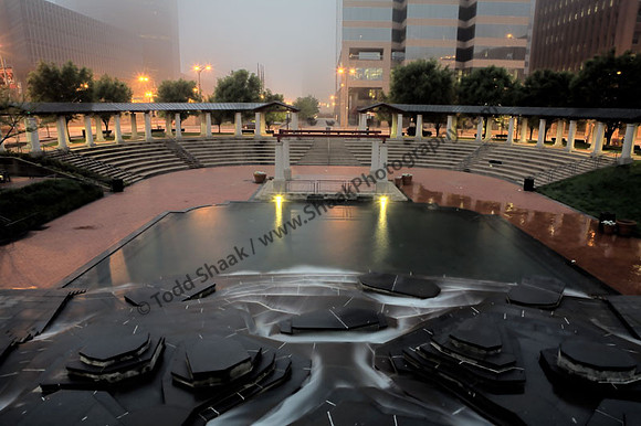 Kiener Plaza and the May Amphitheater